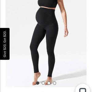 Blanqi black maternity leggings